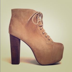 Jefferey Campbell Suede Lita Booties